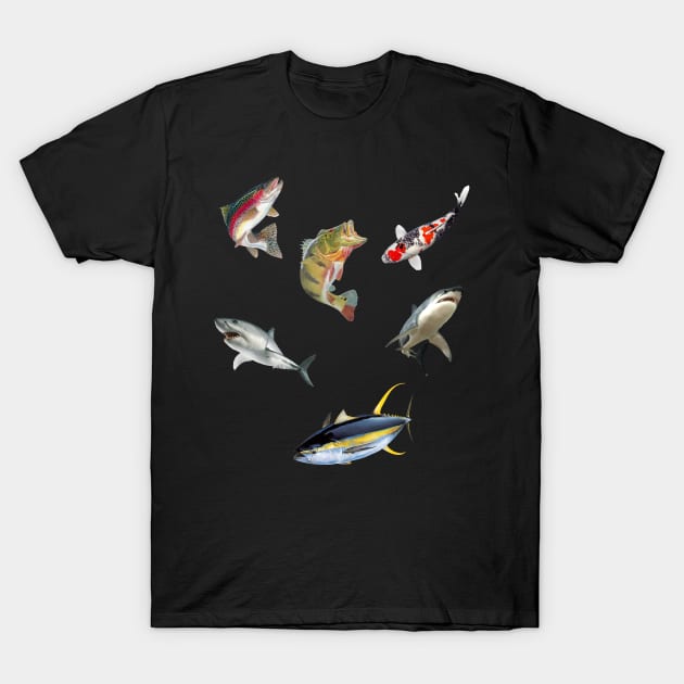Fly Fishing Legend T-Shirt by Prossori